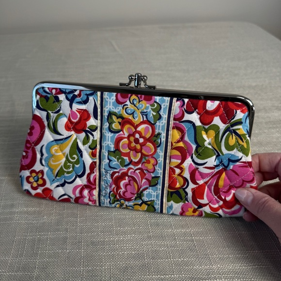 Vera Bradley Kiss Lock Wallet - Picture 2 of 10
